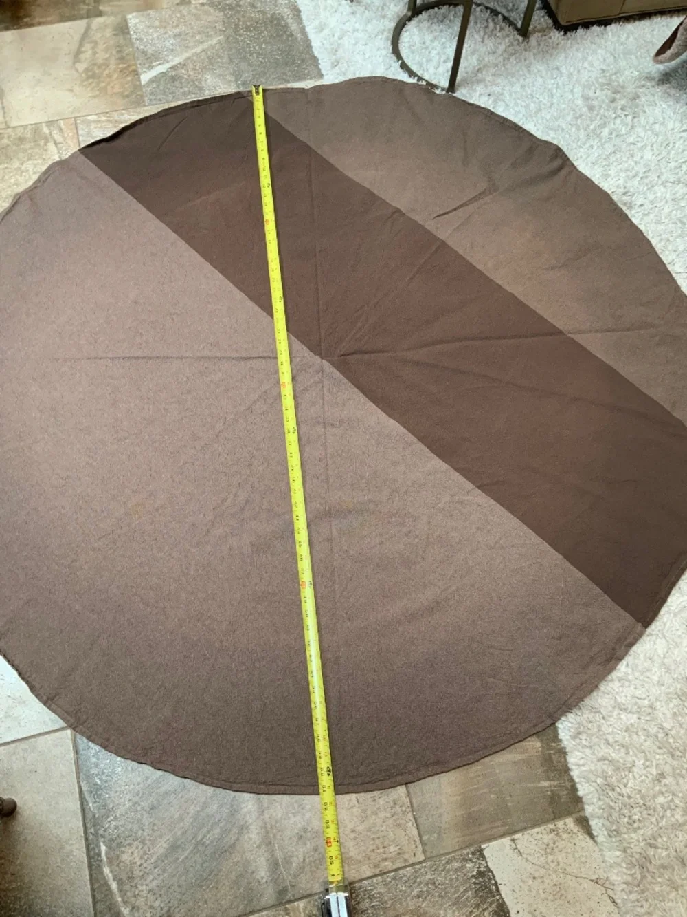 Target home Tablecloth Round Approx. 61” Brown Cabincore BBQ Grilling Americana
